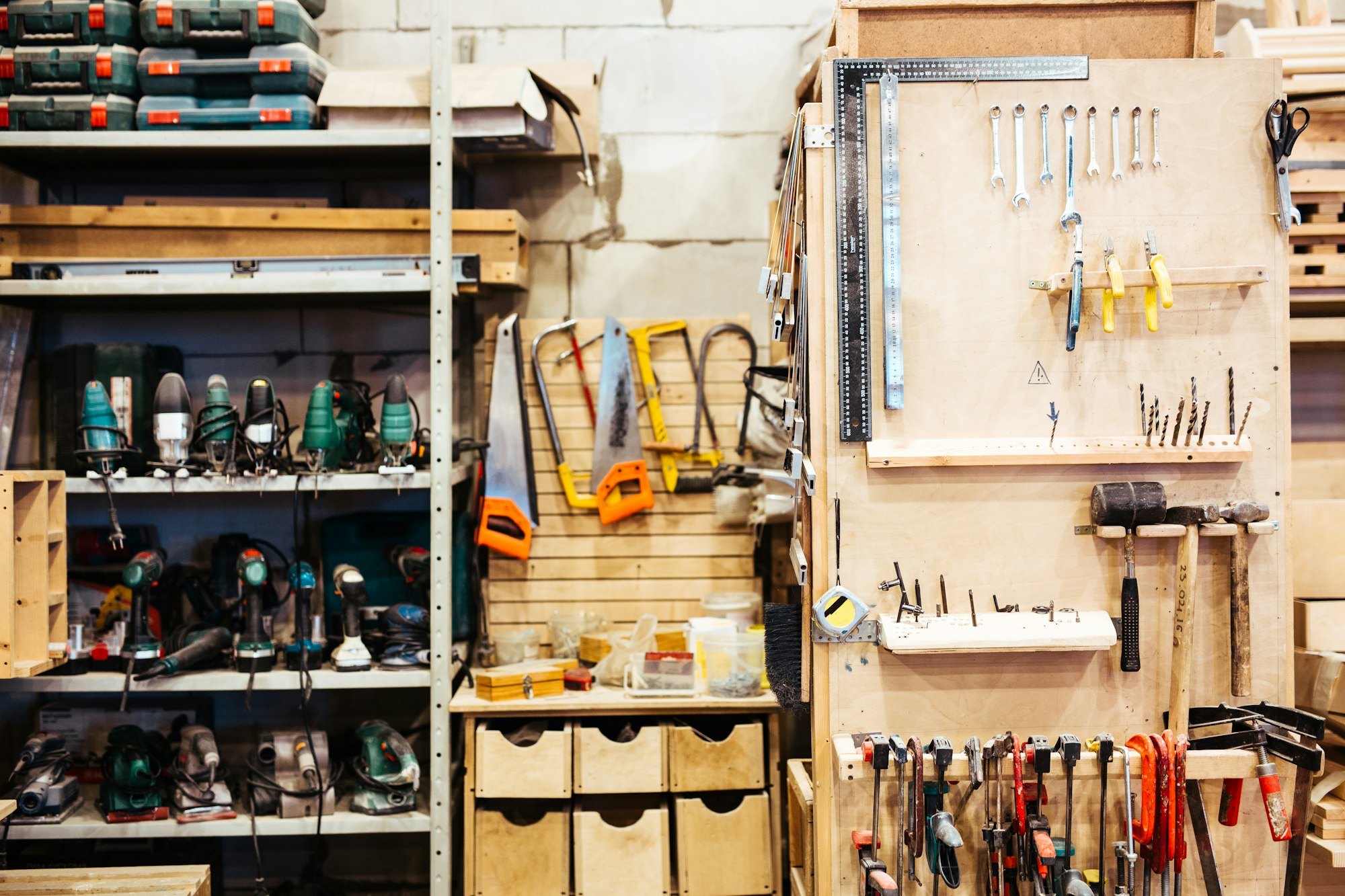 Workroom of handyman