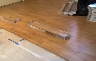 Wood flooring installation